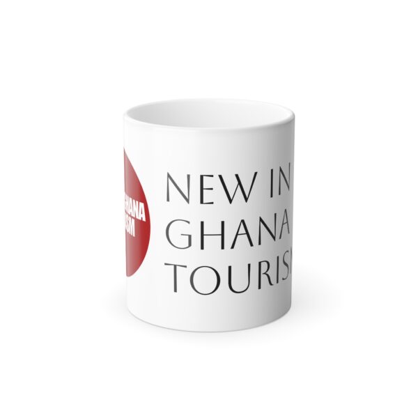 Color Morphing Mug - New in Ghana Tourism, Unique Gift for Travelers, Coffee Lover's Essential, Fun Kitchen Decor, Holiday Surprise