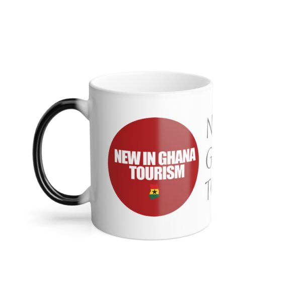 Color Morphing Mug - New in Ghana Tourism, Unique Gift for Travelers, Coffee Lover's Essential, Fun Kitchen Decor, Holiday Surprise - Image 3
